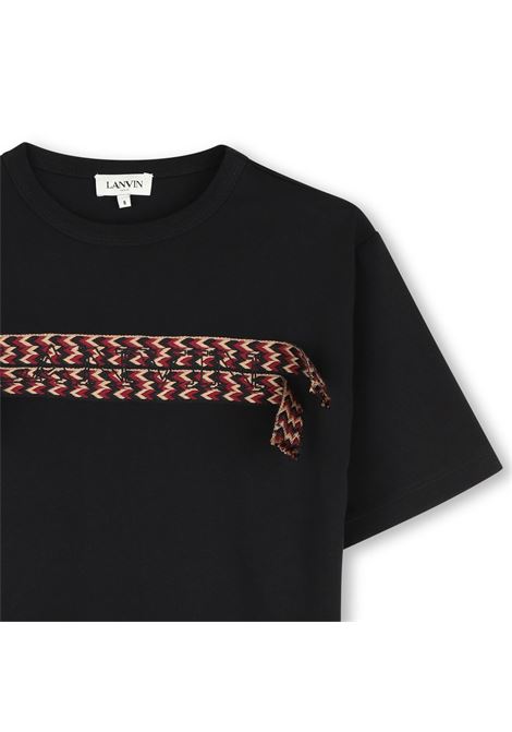 T-shirt con applicazione LANVIN KIDS | N3048009B
